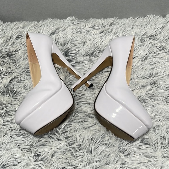 COPY - Vintage ZRiey white platform high heels size 36 - Picture 4 of 4